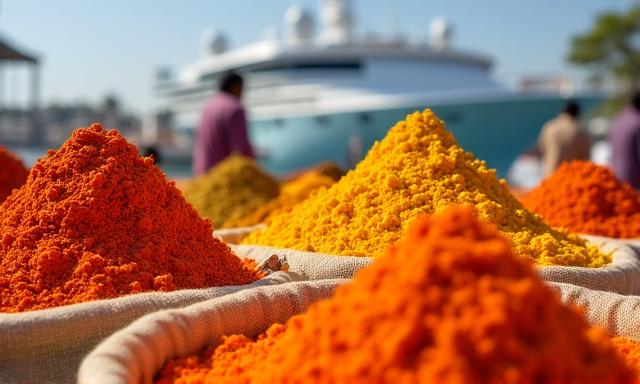 The vibrant markets of the Spice Route