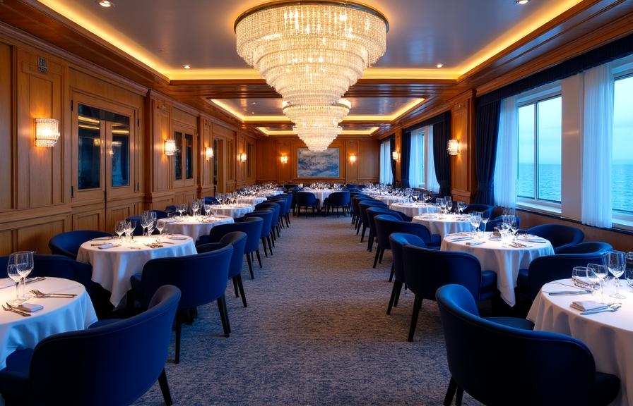 Luxury lounge with panoramic sea views